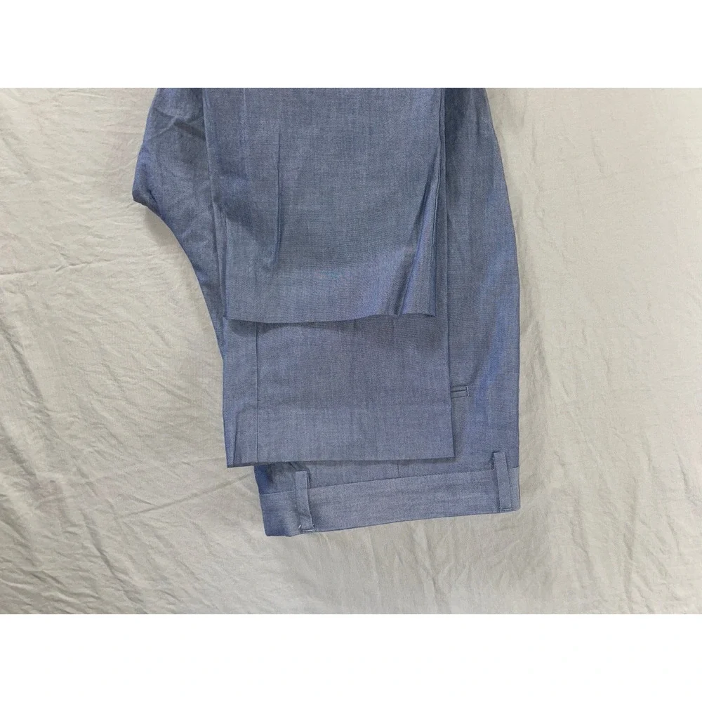 Express Photographer Flat Front All Cotton Chino Dress Pants. Pinpoint, 33X28.